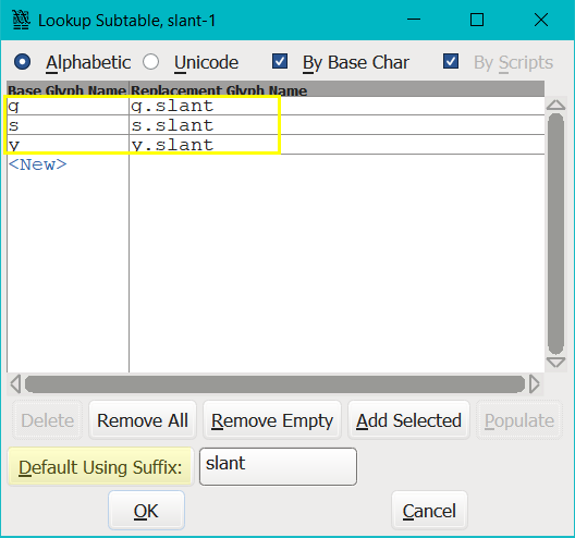 default-using-suffix-to-add-a-subtable-in-fontforge