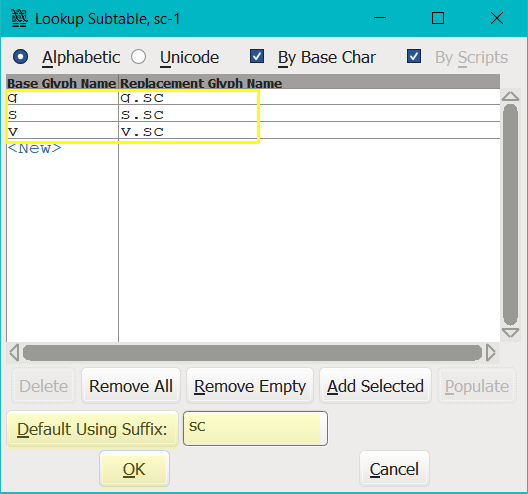 default-using-suffix-to-add-a-subtable-in-fontforge