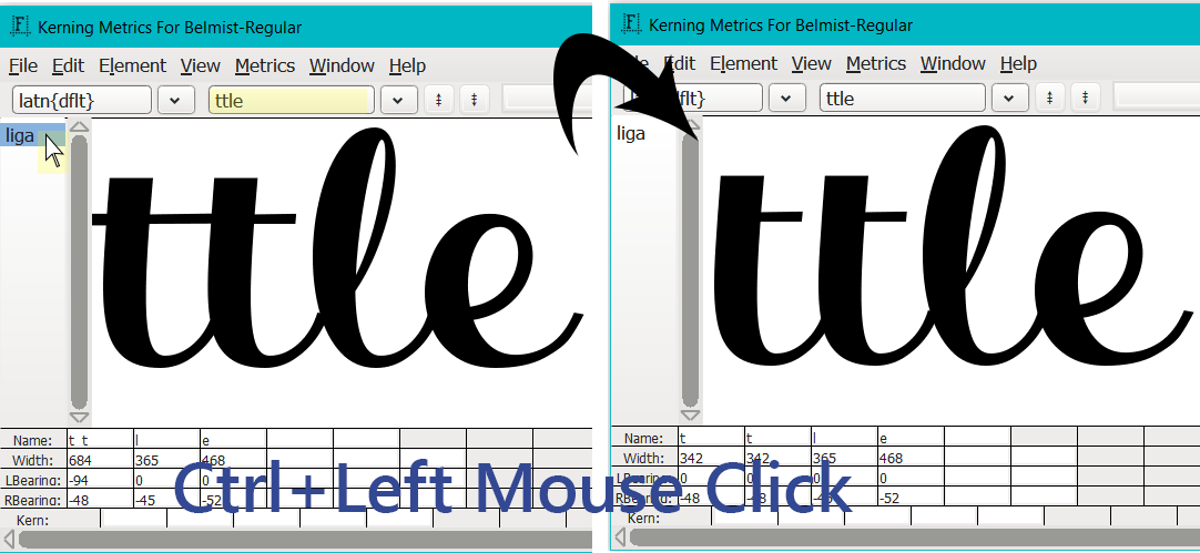 reviewing-liga-ligature-by-typing-letters-into-metrics-view