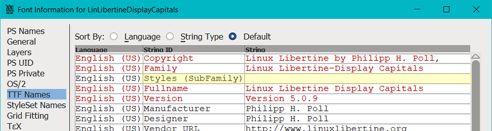 changing-subfamily-field-in-TTF-automatically-creates-blank-field-which-is-okay