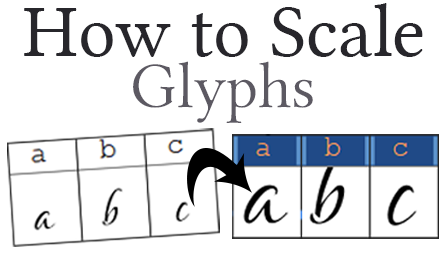 how-to-scale-glyphs-in-fontforge
